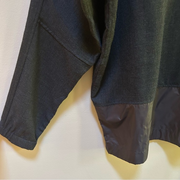 3.1 Phillip Lin ~Men’s Mock Neck Dark Gray Wool Oversized Pullover Jumper Tunic - Picture 7 of 15